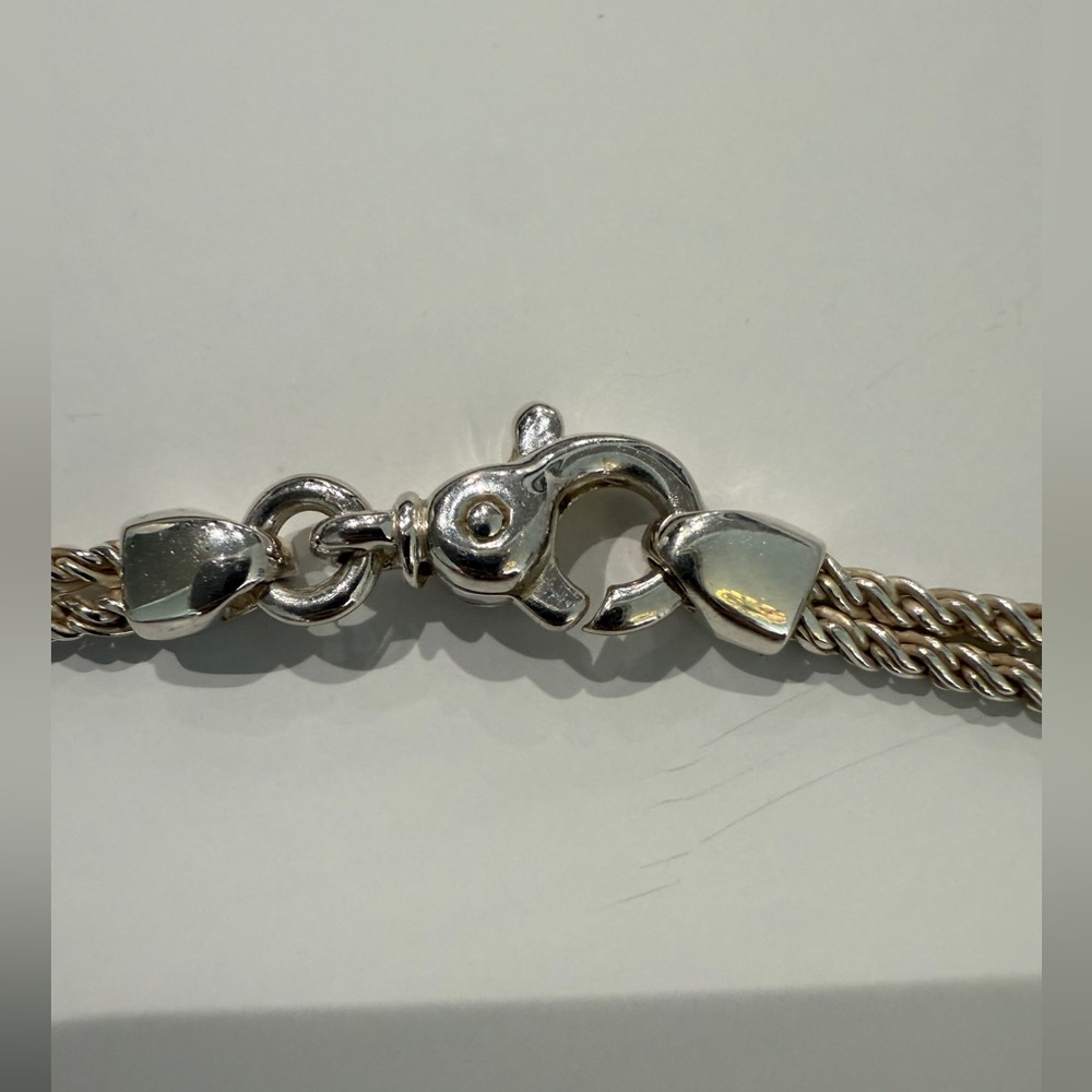 LOT 2278 Tiffany & Co. OLD collectible double rope necklace moving stars - Picture 3 of 9